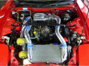 Bn Sports side Rx7 engine
